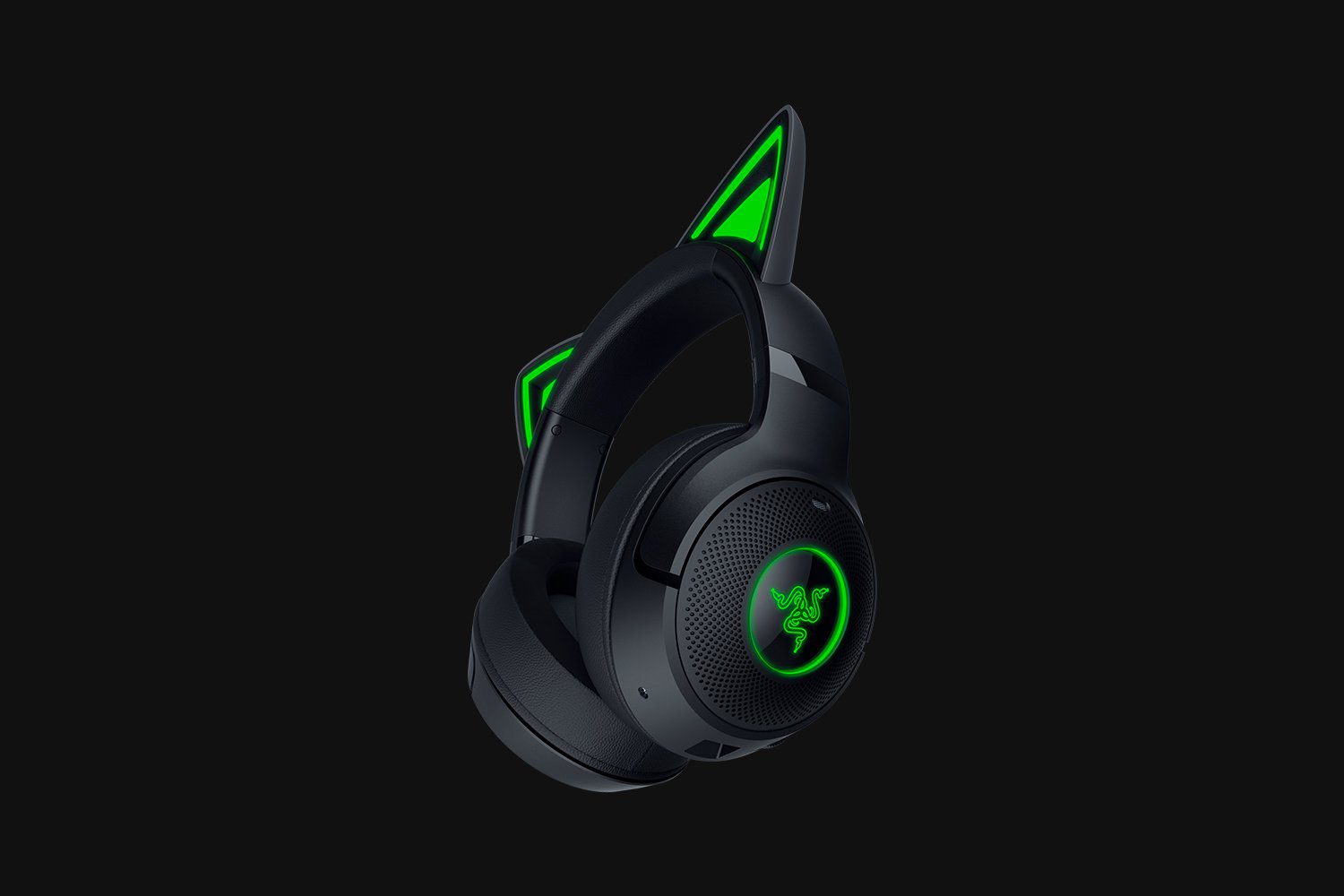 אוזניות גיימינג אלחוטיות Razer Kraken Kitty BT V2 שחור – תמונה 6