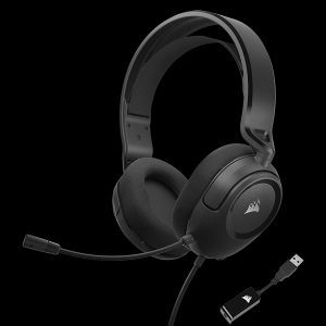 אוזניות גיימינג חוטיות Carbon | Corsair HS35 V2 Spark