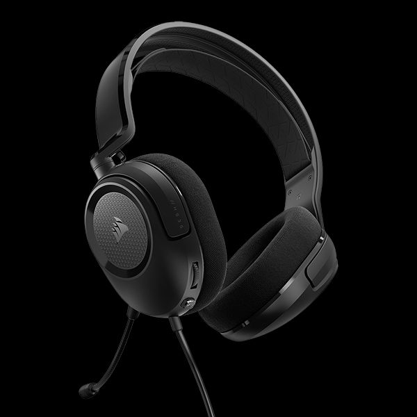 אוזניות גיימינג חוטיות Carbon | Corsair HS35 V2 Spark – תמונה 2