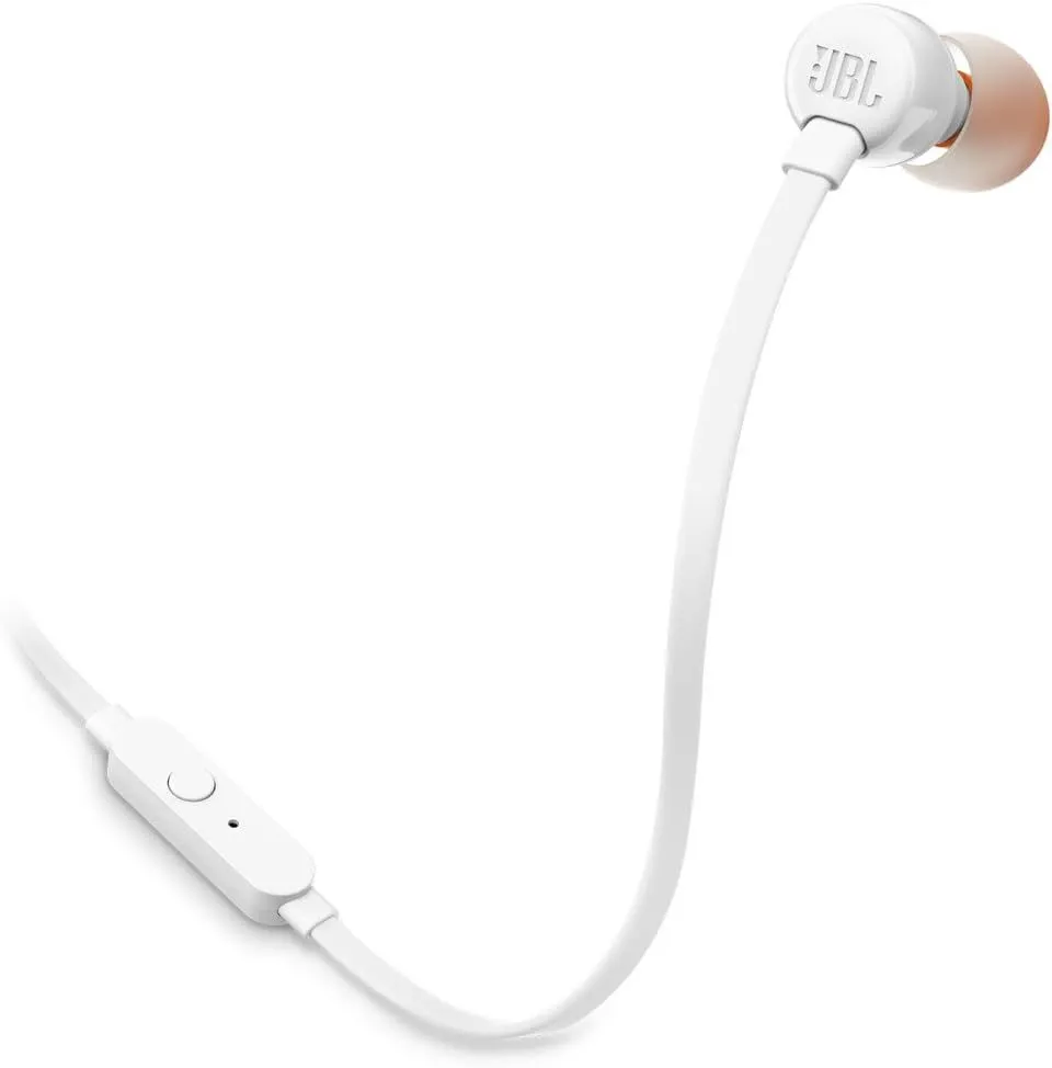 אוזניות חוטיות JBL Tune 160 לבן – יבואן רשמי – תמונה 2