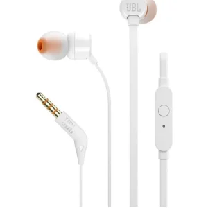 אוזניות חוטיות JBL Tune 160 לבן – יבואן רשמי