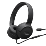 אוזניות קשת חוטיות Hi-Res USB-C | JBL Tune 520C - Black