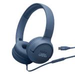 אוזניות קשת חוטיות Hi-Res USB-C | JBL Tune 520C - Blue