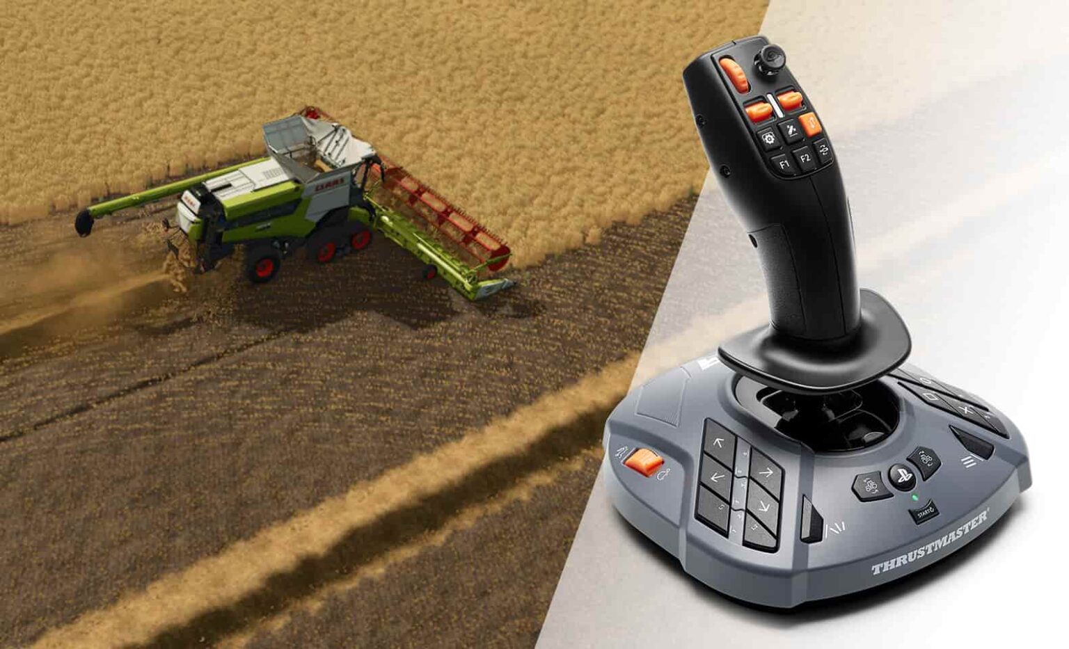 ג'ויסטיק חקלאות ומכונות כבדות | Thrustmaster SimTask FarmStick PS5 PC – תמונה 2