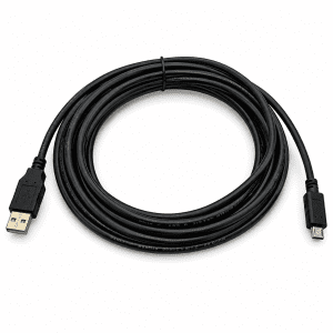 כבל Mini USB 2.0 ל-USB-A 1 מטר לטעינה ונתונים - שחור