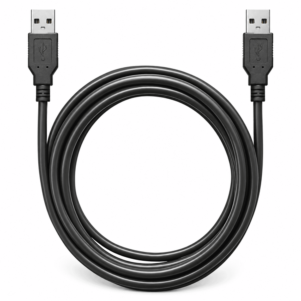 כבל USB 2.0 Type-A זכר לזכר 2 מטר