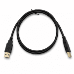 כבל USB 2.0 זכר לזכר USB-A 3 מטר לנתונים - שחור