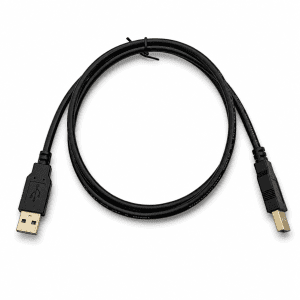 כבל USB 2.0 זכר לזכר USB-A 3 מטר לנתונים - שחור