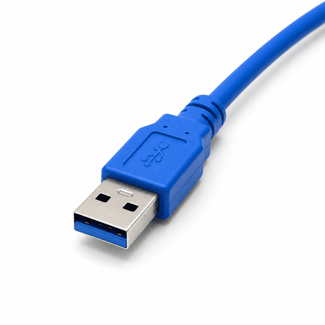 כבל מאריך USB 3.0 זכר לנקבה 3 מטר - כחול – תמונה 4