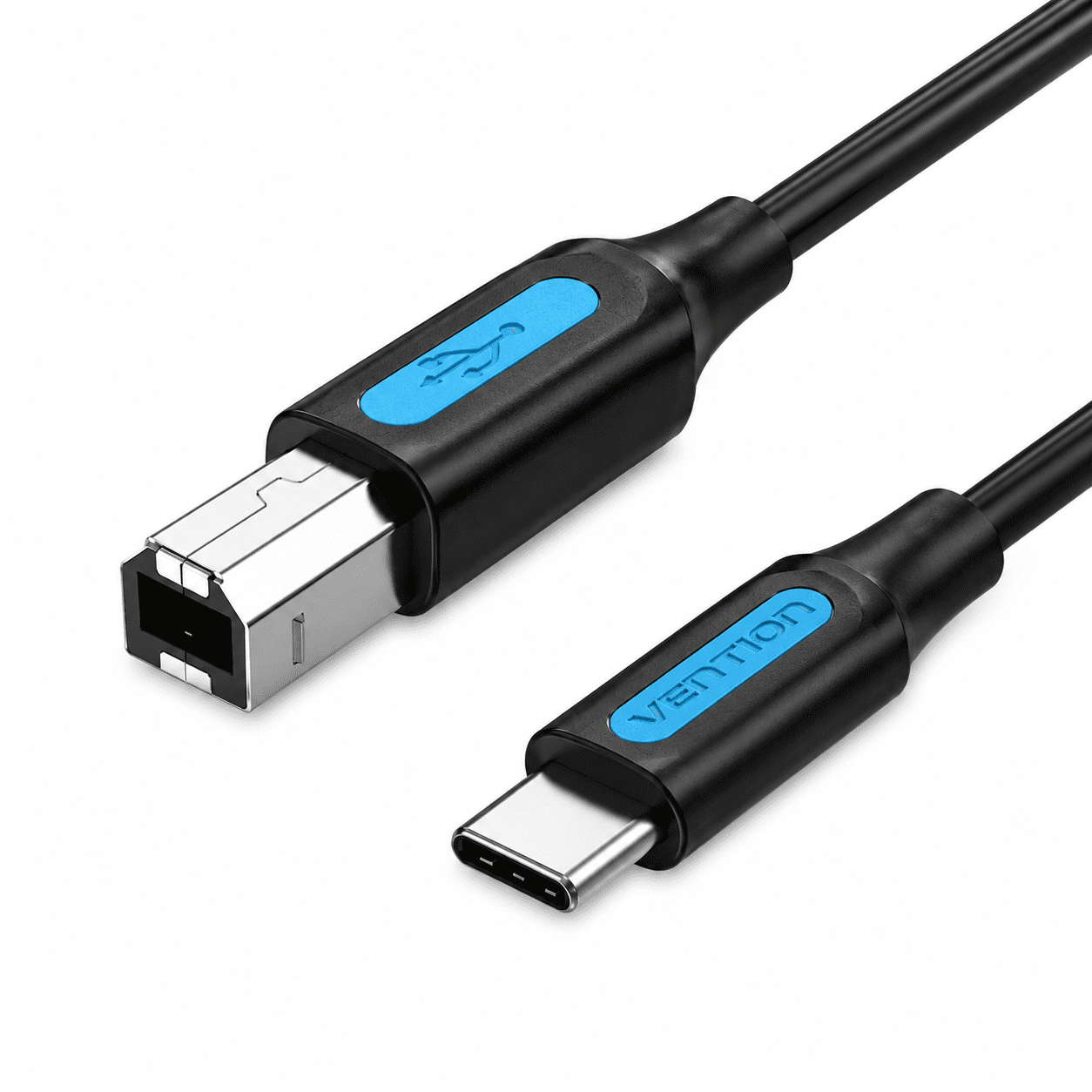 כבל מדפסת Vention USB-C ל-USB-B 1 מטר - שחור