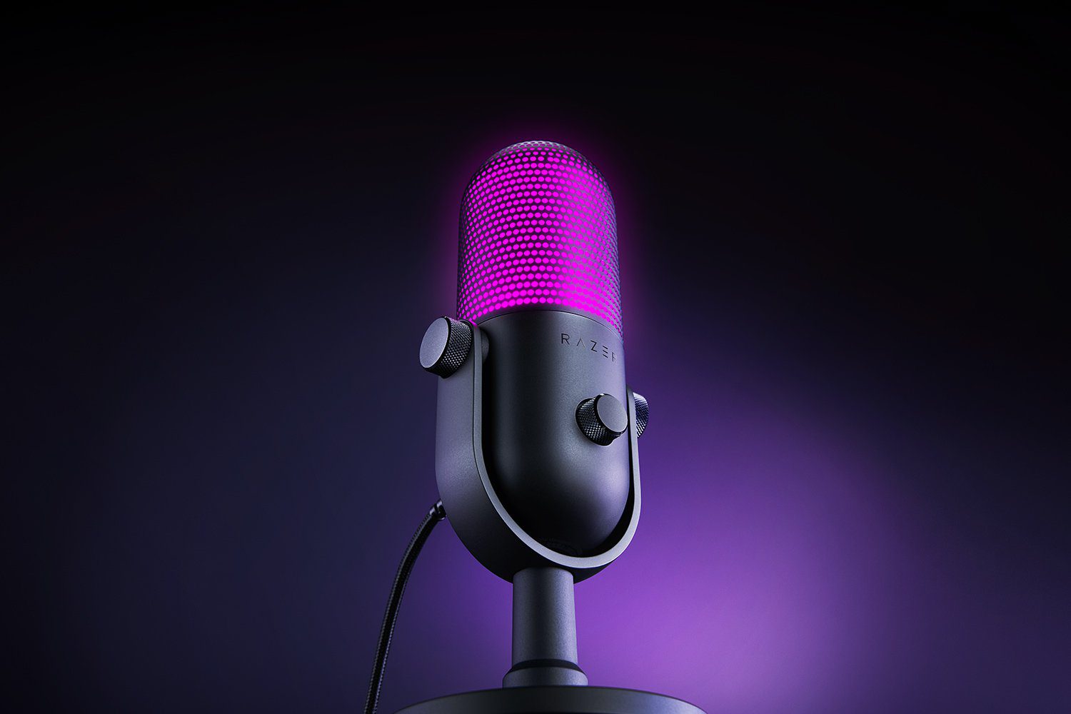 מיקרופון Razer Seiren V3 Chroma USB RGB שחור – תמונה 2