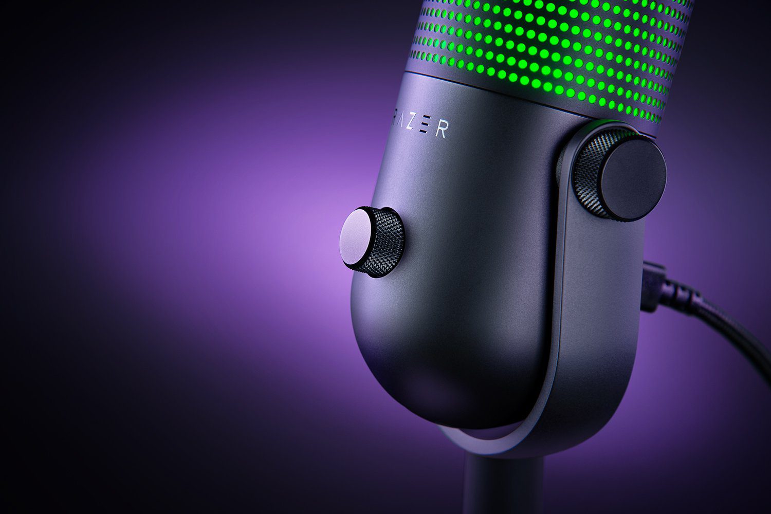 מיקרופון Razer Seiren V3 Chroma USB RGB שחור – תמונה 3