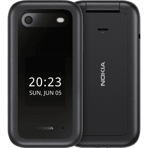 טלפון סלולרי מתקפל Nokia 2660 Flip 4G עם מצלמה — שחור – תמונה 3