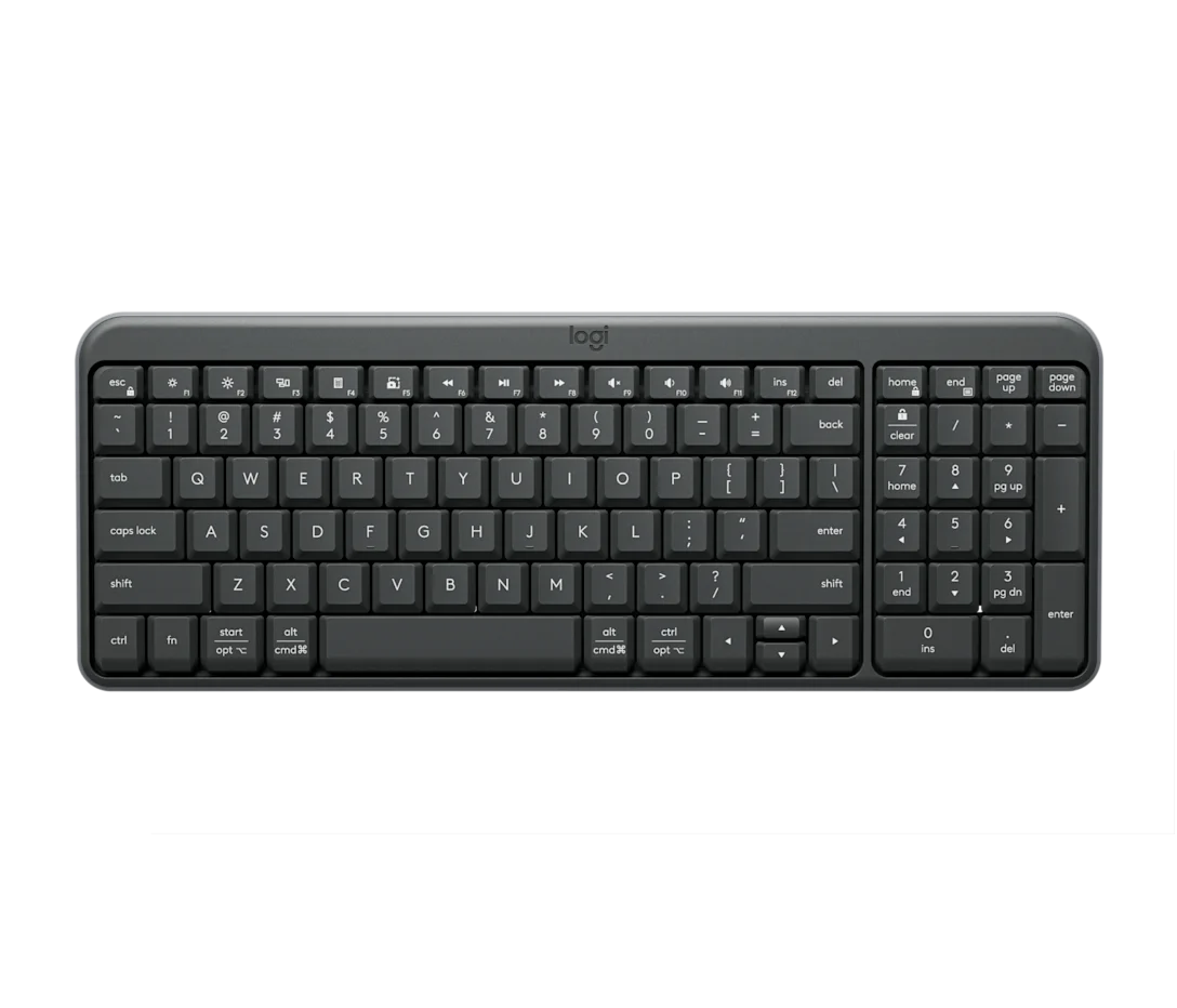 מקלדת אלחוטית Logitech K250 Graphite – תמונה 2