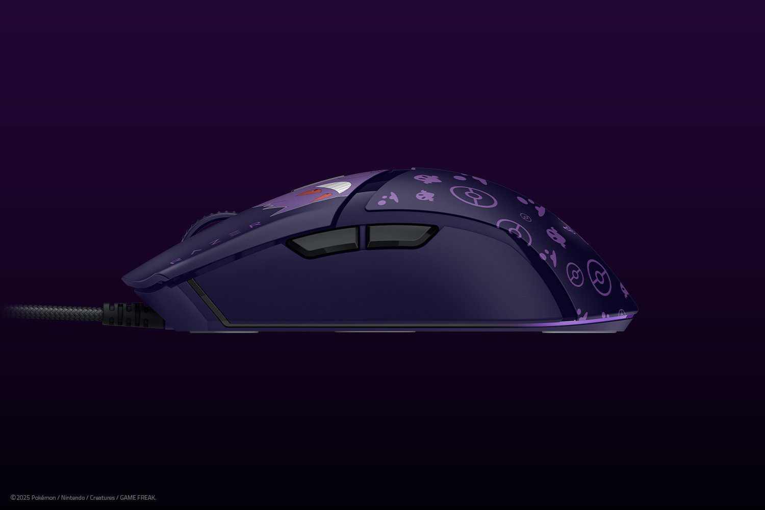עכבר גיימינג חוטי Razer Cobra Pokémon Gengar Edition – תמונה 3