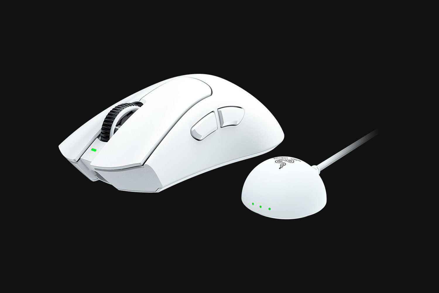 עכבר גיימינג אלחוטי Razer DeathAdder V4 Pro White – תמונה 2