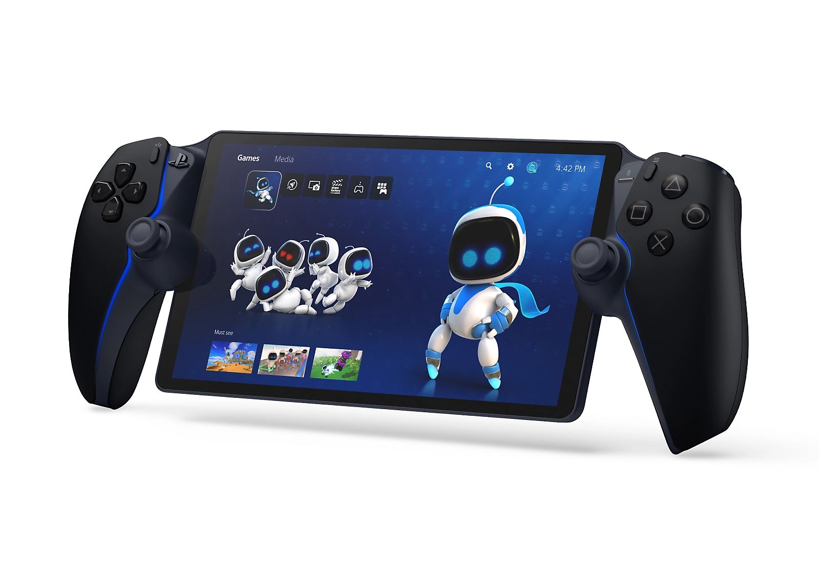 נגן מרוחק PlayStation Portal ל-PS5 — שחור