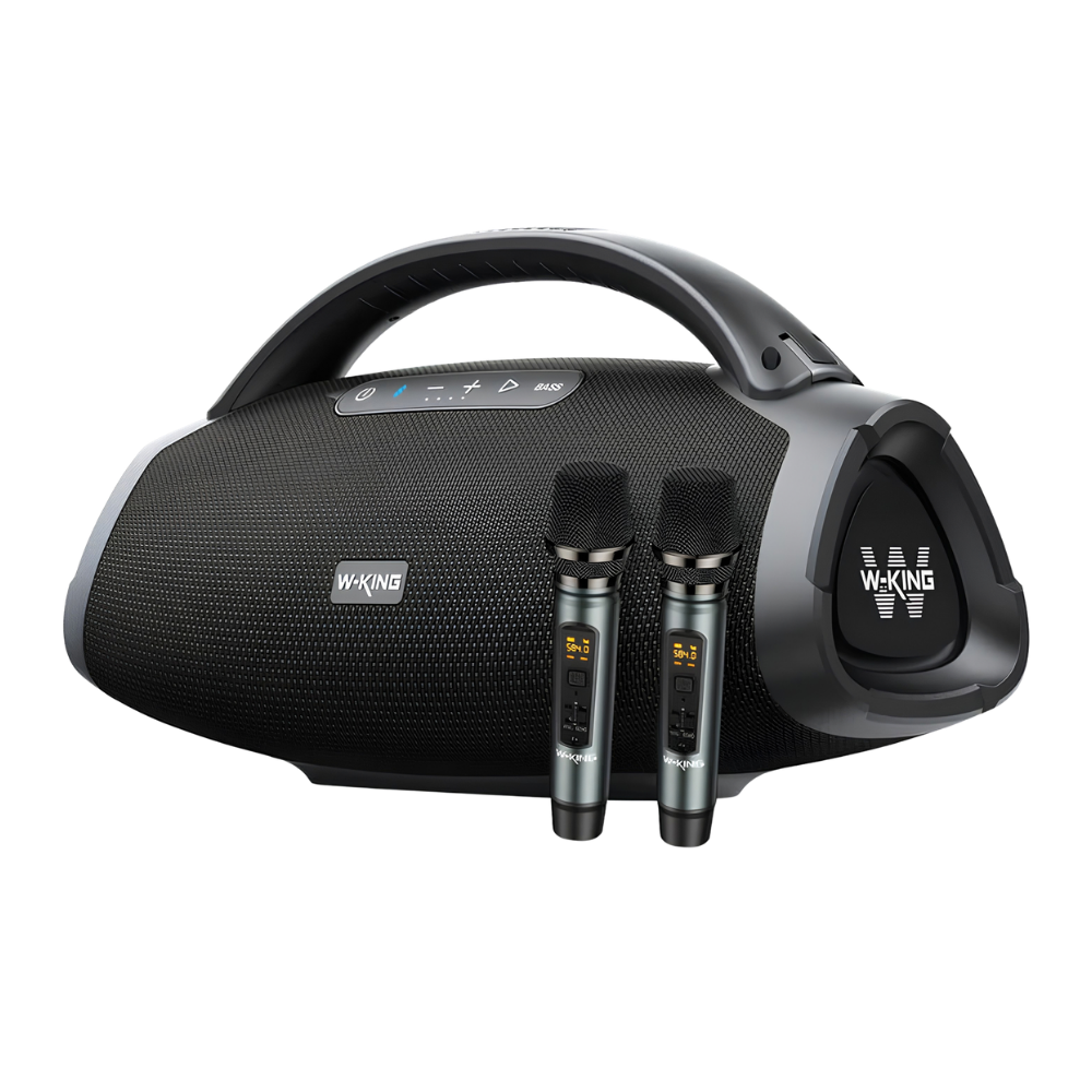 רמקול בידורית W-King D20 200W Bluetooth כולל 2 מיקרופונים