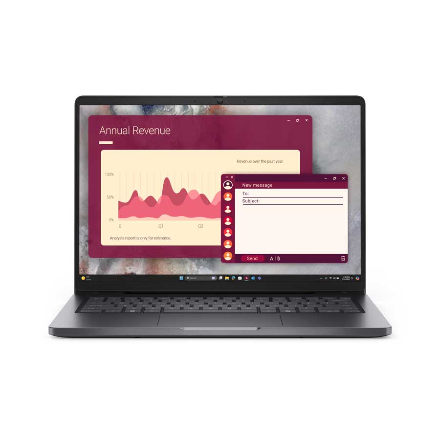 מחשב נייד Dell Pro 14 PC14250 14" Ultra 7 255U 32GB 1TB SSD