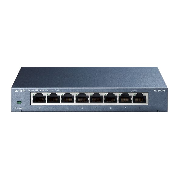 מתג רשת TP-Link TL-SG108 8 פורט Gigabit – תמונה 3