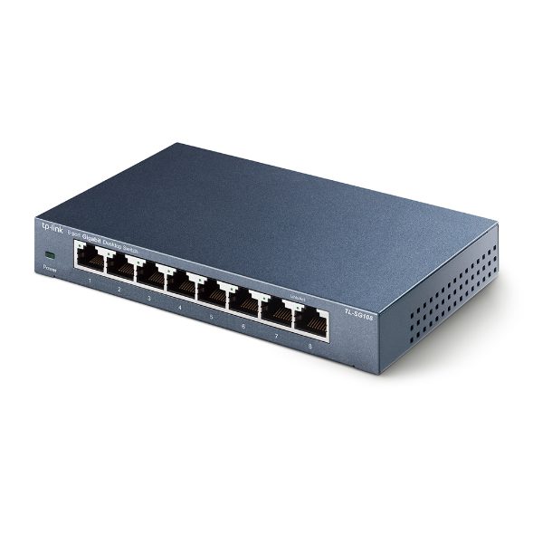 מתג רשת TP-Link TL-SG108 8 פורט Gigabit – תמונה 2