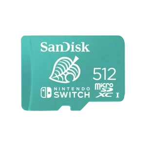 כרטיס זיכרון SanDisk microSDXC 512GB 100MB/s Nintendo Switch — מורשה רשמית