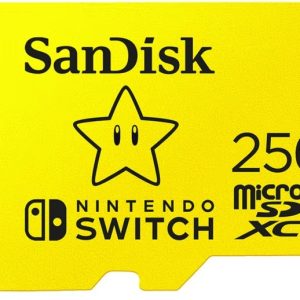 כרטיס זיכרון SanDisk Nintendo Switch microSD 256GB 100MB/s