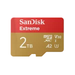 כרטיס זיכרון SanDisk Extreme microSD 2TB 240MB/s קריאה V30 U3 A2
