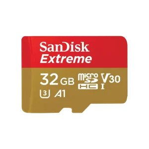 כרטיס זיכרון SanDisk Extreme microSD 32GB 100MB/s קריאה V30 U3 A1