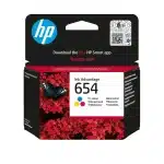 ראש דיו HP 654 ‏צבעוני ‏UE38FP7 – מותאם ל-HP DeskJet & Ink Advantage