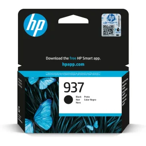 ראש דיו HP 937 ‏שחור ‏4S6W5NE ‏עד 1,000 עמודים – מותאם ל-HP OfficeJet Pro 9730