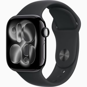 שעון חכם Apple Watch Series 11 GPS 42mm Jet Black Aluminium Case עם רצועת Sport Band Jet Black S/M