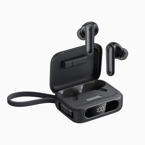 אוזניות TWS Soundcore P41i ANC + Power Bank 3000mAh שחור – תמונה 4