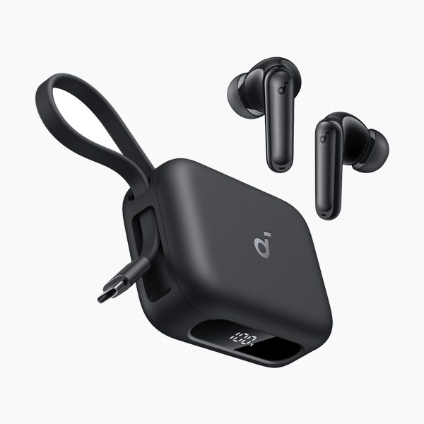 אוזניות TWS Soundcore P41i ANC + Power Bank 3000mAh שחור – תמונה 5
