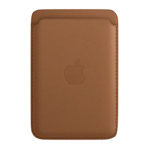 ארנק עור Apple Leather Wallet MagSafe עם Find My חום Umber
