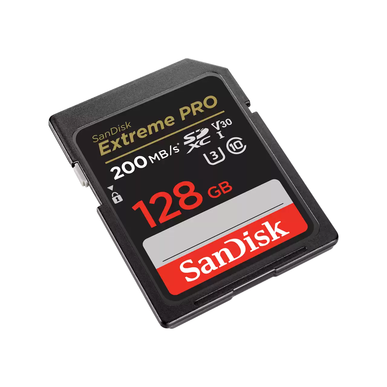 כרטיס זיכרון SanDisk Extreme PRO SDXC 128GB 200MB/s קריאה 90MB/s כתיבה U3 V30 4K UHD – תמונה 2
