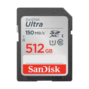 כרטיס זיכרון SD SDXC SanDisk Ultra 512GB 150MB/s UHS-I