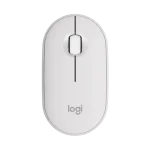 עכבר אלחוטי Logitech Pebble Mouse 2 M350s - לבן