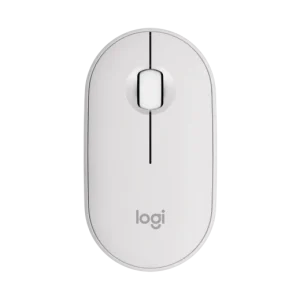 עכבר אלחוטי Logitech Pebble Mouse 2 M350s - לבן
