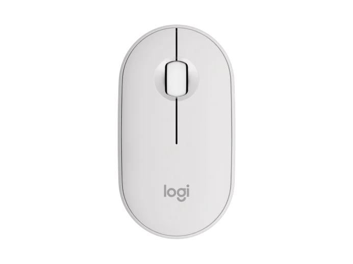 עכבר אלחוטי Logitech Pebble Mouse 2 M350s - לבן