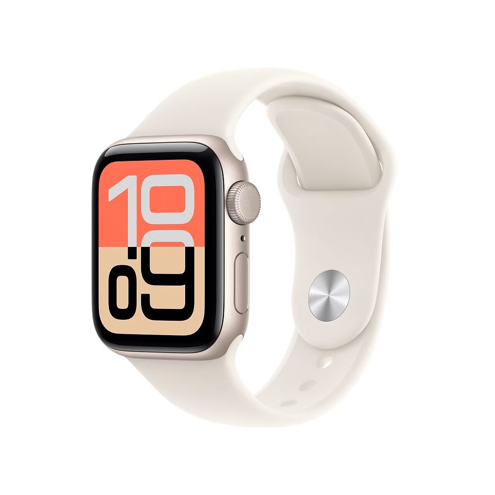 שעון חכם Apple Watch SE 3 GPS 44mm Starlight רצועת Starlight M/L