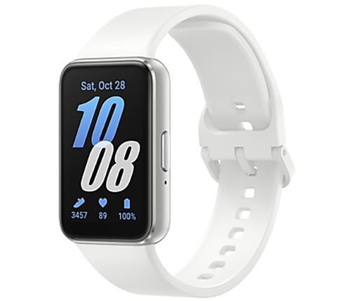 שעון ספורט חכם Samsung Galaxy Fit3 מסך AMOLED 1.6 אינץ' כסוף