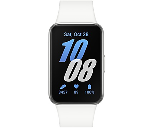שעון ספורט חכם Samsung Galaxy Fit3 מסך AMOLED 1.6 אינץ' כסוף – תמונה 6