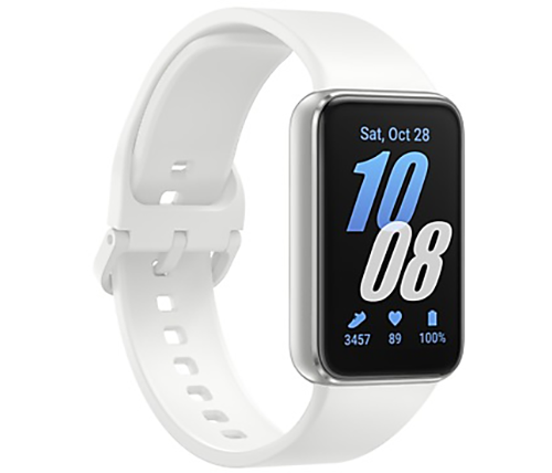 שעון ספורט חכם Samsung Galaxy Fit3 מסך AMOLED 1.6 אינץ' כסוף – תמונה 5