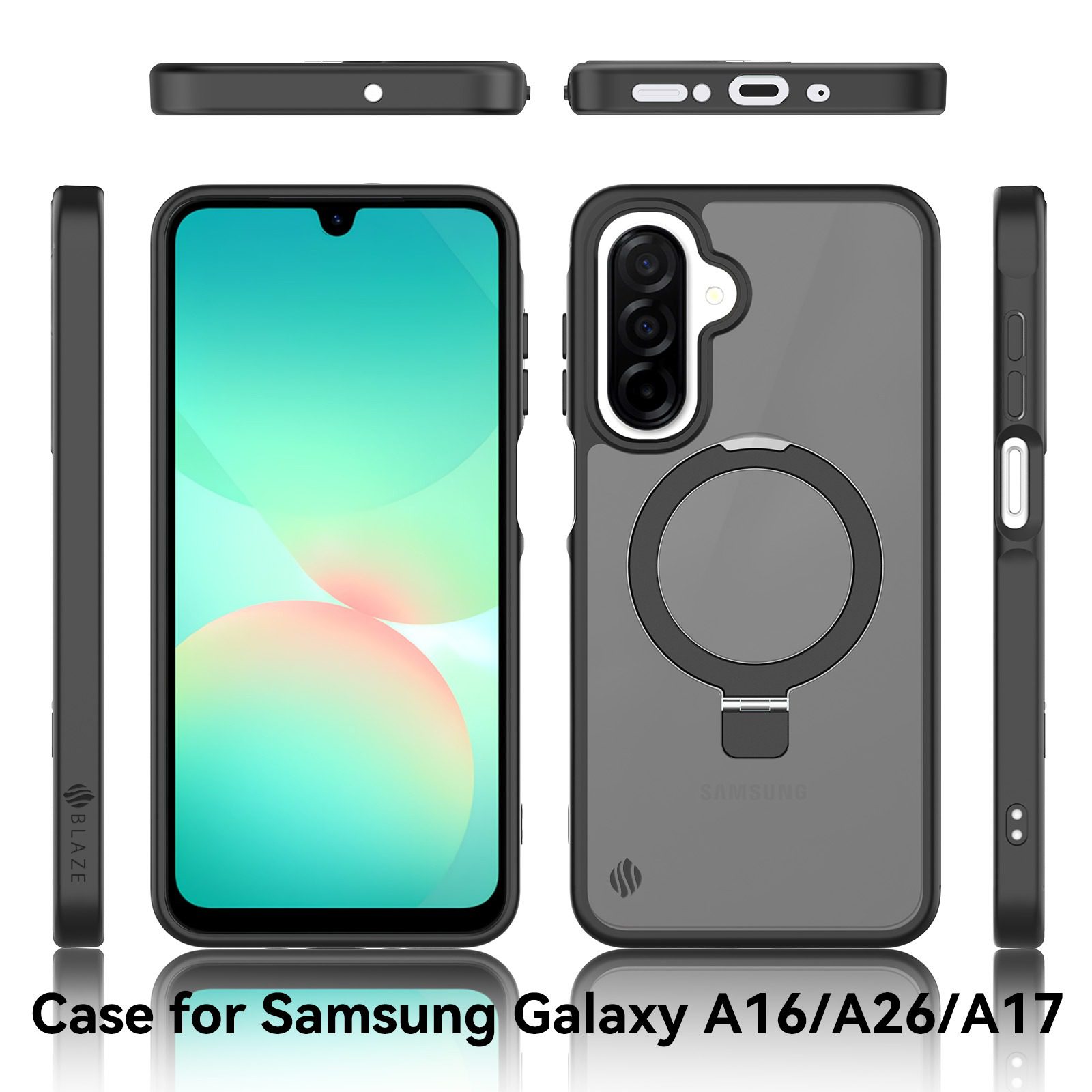 כיסוי Blaze Studio MagSafe Stand לסמסונג Samsung Galaxy A16/A26/A17 - שחור