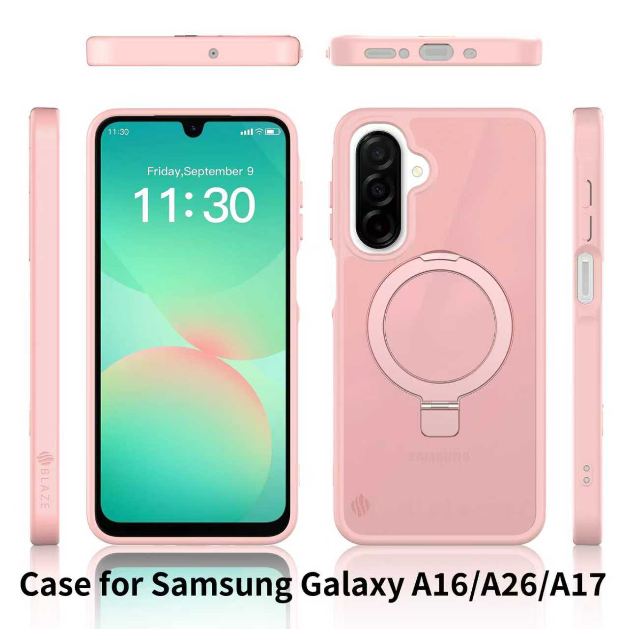 כיסוי Blaze Studio MagSafe Stand לסמסונג Samsung Galaxy A16/A26/A17 - ורוד