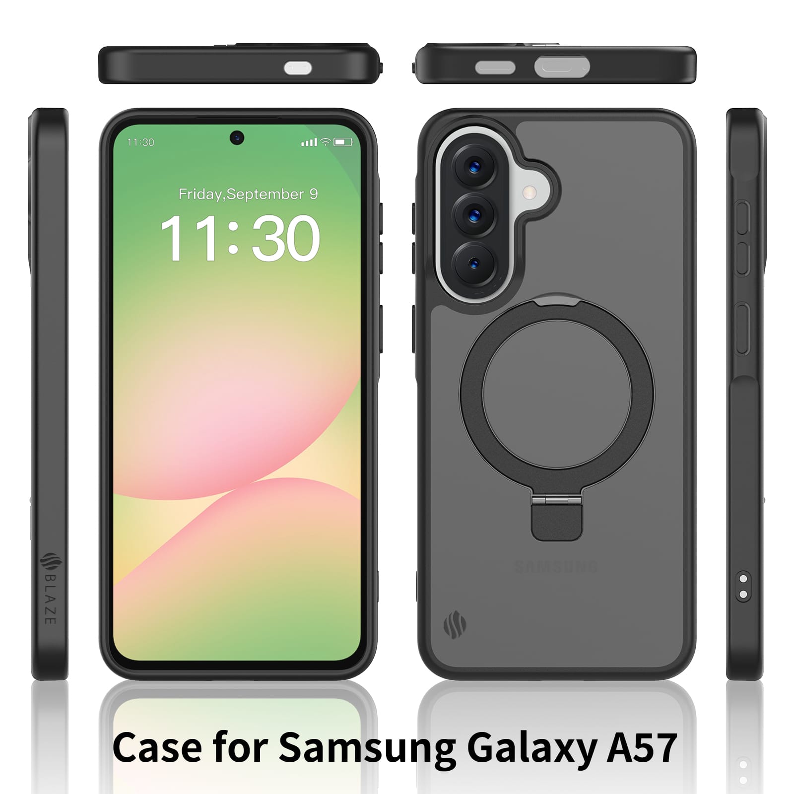 כיסוי Blaze Studio MagSafe Stand לסמסונג Samsung Galaxy A57 - שחור