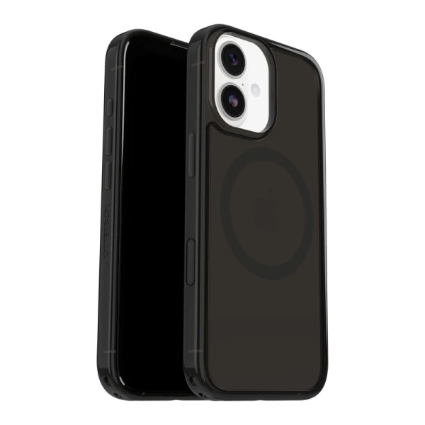 כיסוי OtterBox Symmetry Series MagSafe לאייפון Apple iPhone 17 - שקוף שחור – תמונה 4
