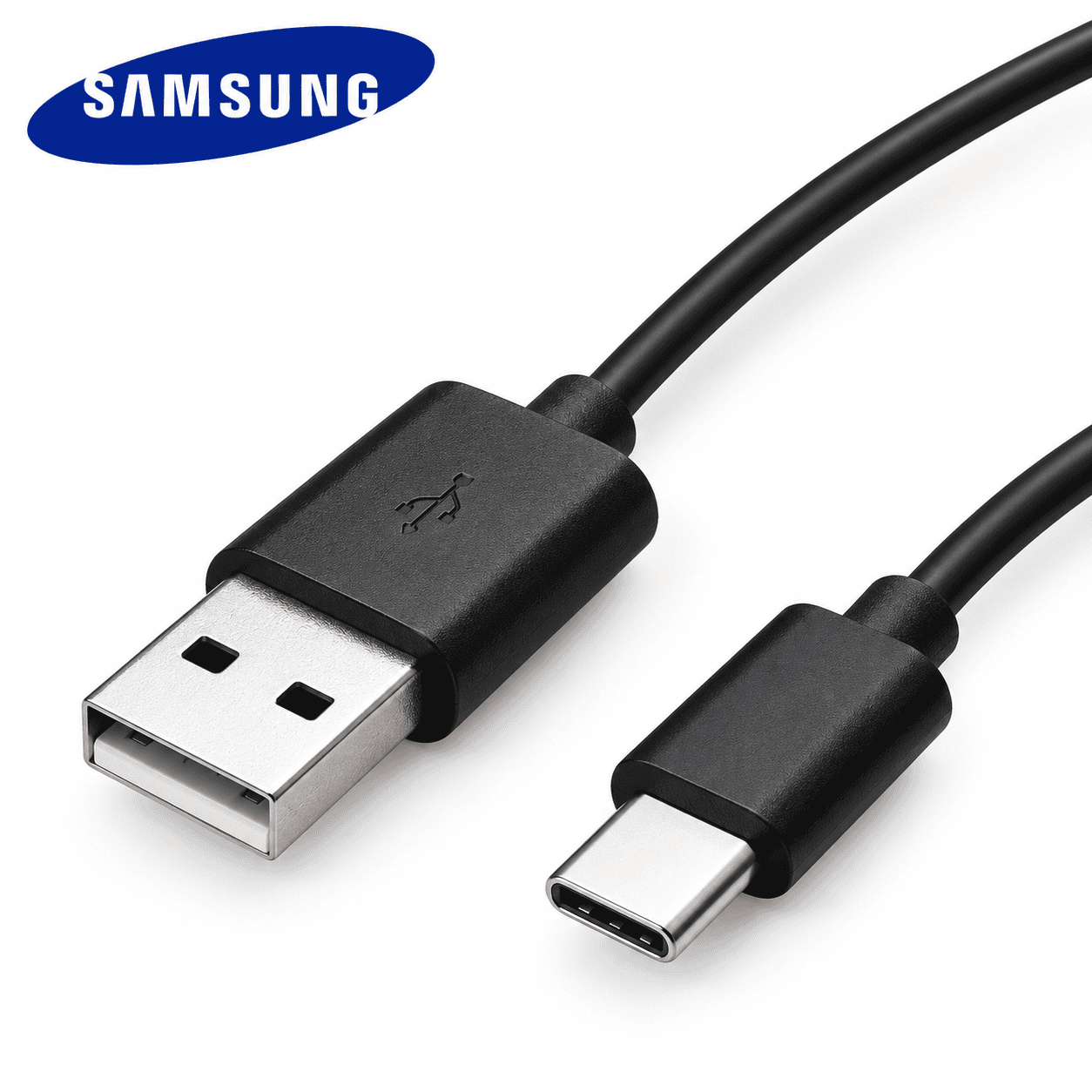 כבל סנכרון וטעינה Samsung מקורי USB-A ל-USB-C 1 מטר - שחור