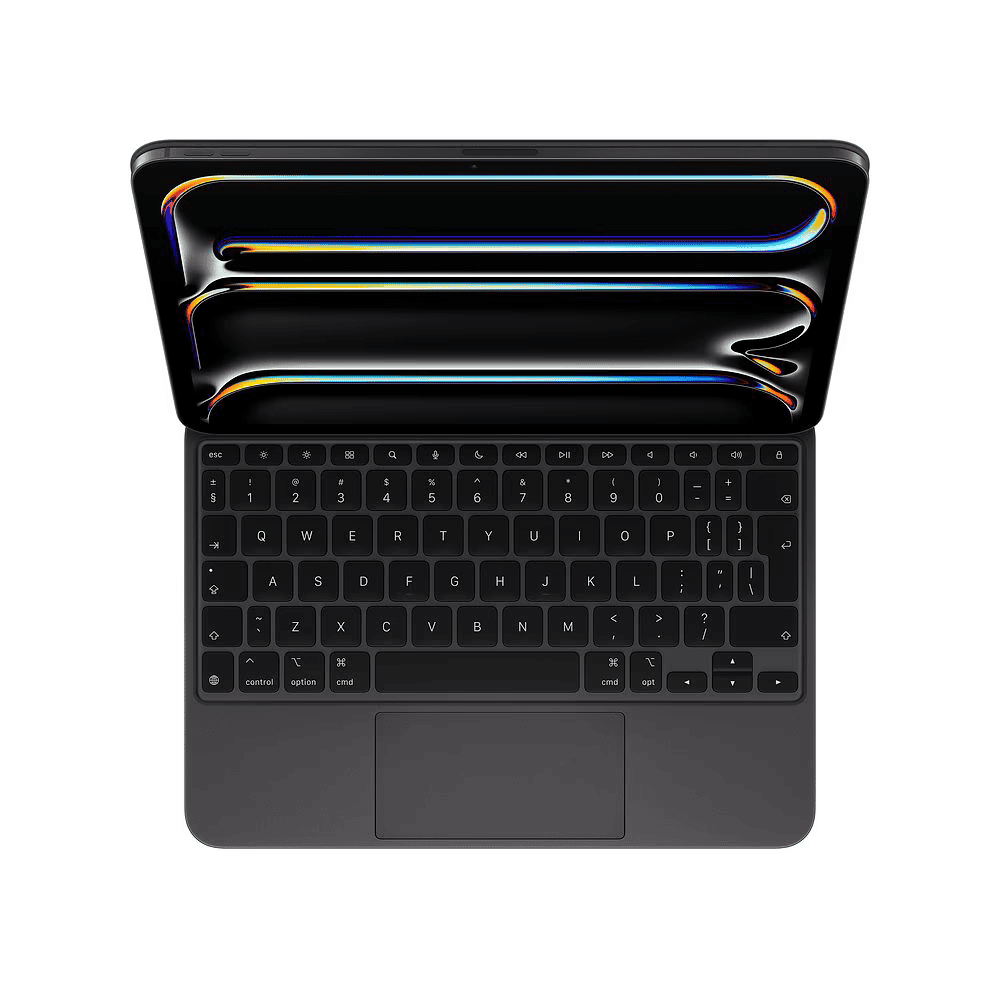 מקלדת Apple Magic Keyboard ל-iPad Pro 13 M4/M5 עברית-אנגלית שחור